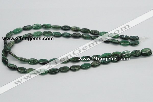 CKC111 16 inches 8*14mm oval natural green kyanite beads wholesale