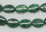 CKC112 16 inches 10*14mm oval natural green kyanite beads wholesale