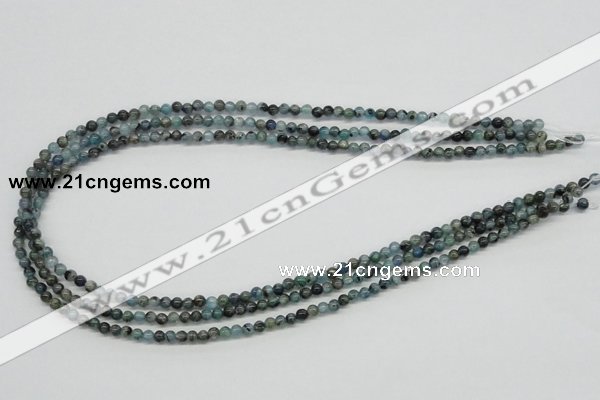 CKC15 16 inches 4mm round natural kyanite beads wholesale