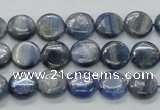 CKC202 15.5 inches 10mm flat round natural kyanite beads wholesale