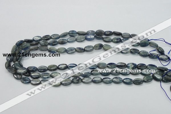CKC205 15.5 inches 8*12mm oval natural kyanite beads wholesale
