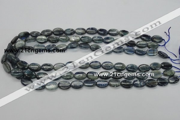 CKC206 15.5 inches 10*14mm oval natural kyanite beads wholesale