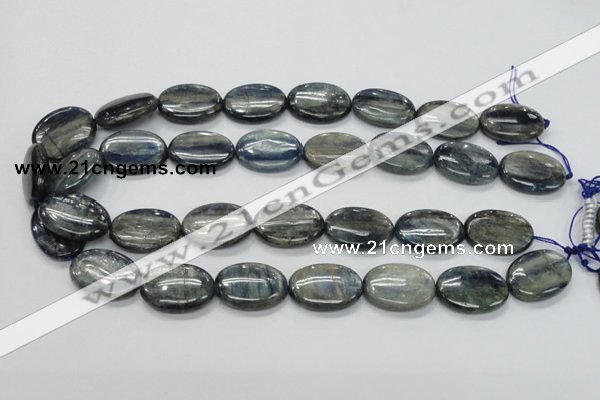 CKC209 15.5 inches 18*25mm oval natural kyanite beads wholesale