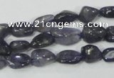 CKC218 15.5 inches 10*14mm nugget natural kyanite gemstone beads