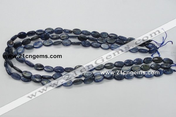 CKC220 15.5 inches 8*12mm oval natural kyanite beads wholesale