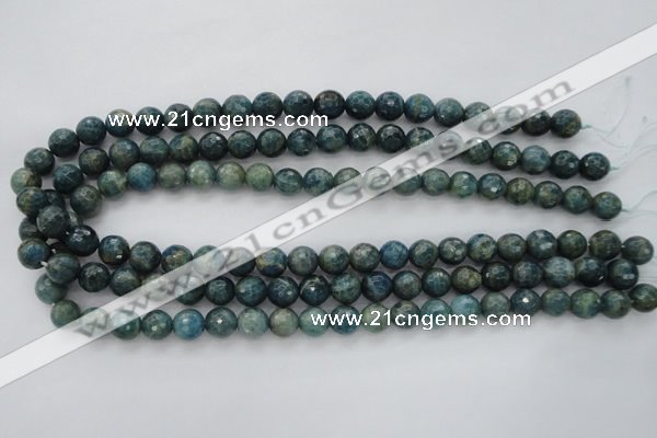 CKC223 15.5 inches 10mm faceted round natural kyanite beads wholesale