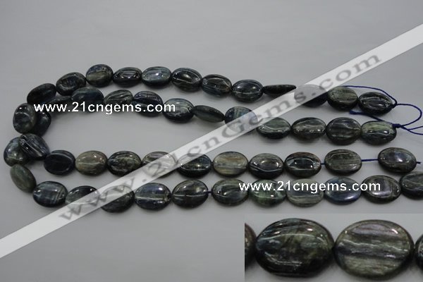 CKC228 15.5 inches 12*16mm oval natural kyanite beads wholesale