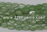 CKC265 15.5 inches 6*8mm oval natural green kyanite beads