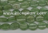 CKC266 15.5 inches 8*10mm oval natural green kyanite beads