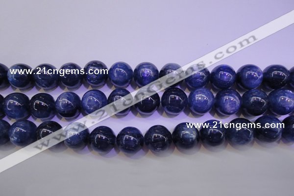 CKC427 15.5 inches 12mm round AAA grade natural blue kyanite beads