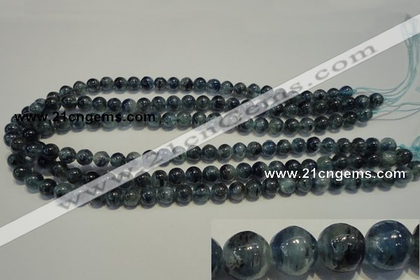 CKC462 15.5 inches 8mm round natural kyanite beads wholesale