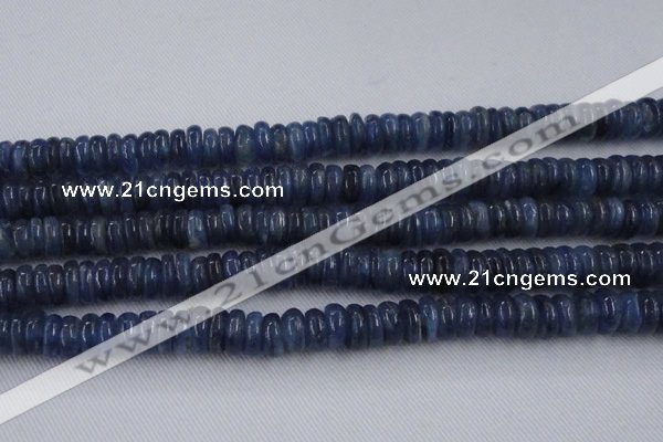 CKC504 15.5 inches 4*12mm rondelle natural Brazilian kyanite beads