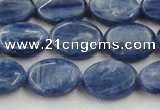 CKC532 15.5 inches 8*10mm oval natural Brazilian kyanite beads