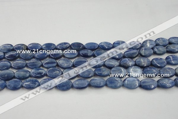 CKC532 15.5 inches 8*10mm oval natural Brazilian kyanite beads