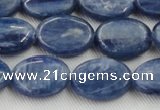 CKC533 15.5 inches 8*15mm oval natural Brazilian kyanite beads