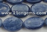 CKC535 15.5 inches 12*16mm oval natural Brazilian kyanite beads