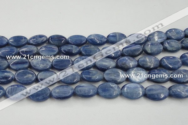 CKC536 15.5 inches 13*18mm oval natural Brazilian kyanite beads