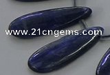 CKC541 Top drilled 10*25mm flat teardrop natural kyanite beads