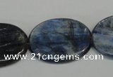 CKC57 15.5 inches 22*30mm oval natural kyanite beads wholesale