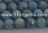 CKC703 15.5 inches 10mm faceted round imitation blue kyanite beads