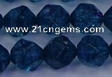 CKC715 15.5 inches 14mm faceted nuggets imitation kyanite beads
