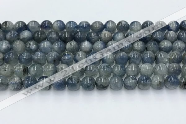 CKC775 15.5 inches 8mm round blue kyanite beads wholesale