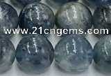 CKC776 15.5 inches 10mm round blue kyanite beads wholesale