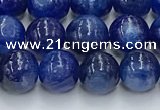 CKC778 15.5 inches 6mm round blue kyanite beads wholesale