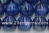CKC779 15.5 inches 8mm round blue kyanite beads wholesale