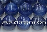 CKC779 15.5 inches 8mm round blue kyanite beads wholesale