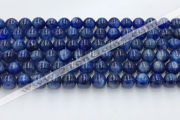 CKC779 15.5 inches 8mm round blue kyanite beads wholesale