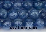 CKC793 15 inches 6mm round blue kyanite beads wholesale