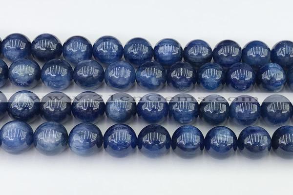 CKC808 15 inches 12mm round blue kyanite beads