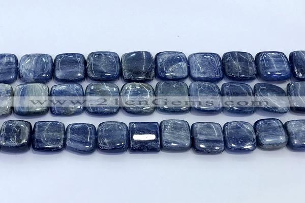 CKC826 15 inches 14*14mm - 16*16mm freeform blue kyanite beads