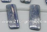 CKC86 Top drilled 12*30mm rectangle natural kyanite gemstone beads