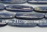 CKC94 15.5 inches 10*35mm oval natural kyanite gemstone beads