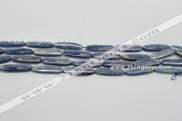 CKC94 15.5 inches 10*35mm oval natural kyanite gemstone beads