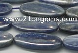 CKC95 15.5 inches 13*30mm oval natural kyanite gemstone beads