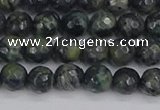 CKJ310 15.5 inches 4mm faceted round kambaba jasper beads