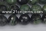 CKJ312 15.5 inches 8mm faceted round kambaba jasper beads