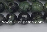 CKJ313 15.5 inches 10mm faceted round kambaba jasper beads