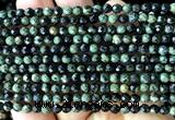 CKJ333 15 inches 4mm faceted round kambaba jasper beads wholesale