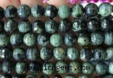 CKJ337 15 inches 12mm faceted round kambaba jasper beads wholesale
