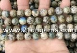 CKJ403 15.5 inches 10mm round k2 jasper beads wholesale