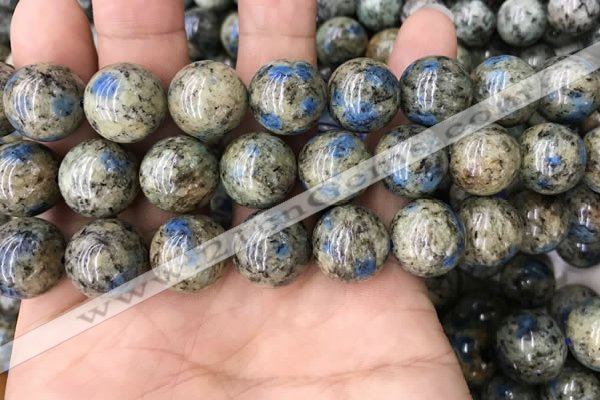 CKJ418 15.5 inches 14mm round k2 jasper beads wholesale