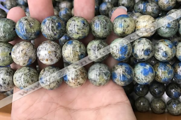 CKJ419 15.5 inches 16mm round k2 jasper beads wholesale