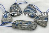 CKJ431 25*35mm - 40*55mm freeform k2 jasper slab pendants