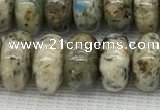 CKJ439 15.5 inches 5*10mm - 6*10mm rondelle natural k2 jasper beads