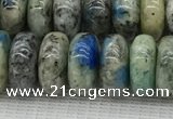 CKJ440 15.5 inches 5*10mm - 6*10mm rondelle natural k2 jasper beads