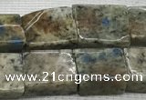 CKJ447 15.5 inches 9*10mm - 10*14mm rectangle natural k2 jasper beads